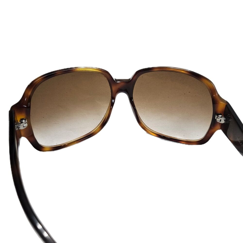 Gucci Oversized Tortoiseshell Sunglasses Brown Gradient Logo + Case GG 2948/S - Picture 6 of 10